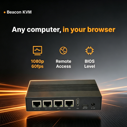 IP KVM with remote access built in